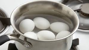 boiling eggs